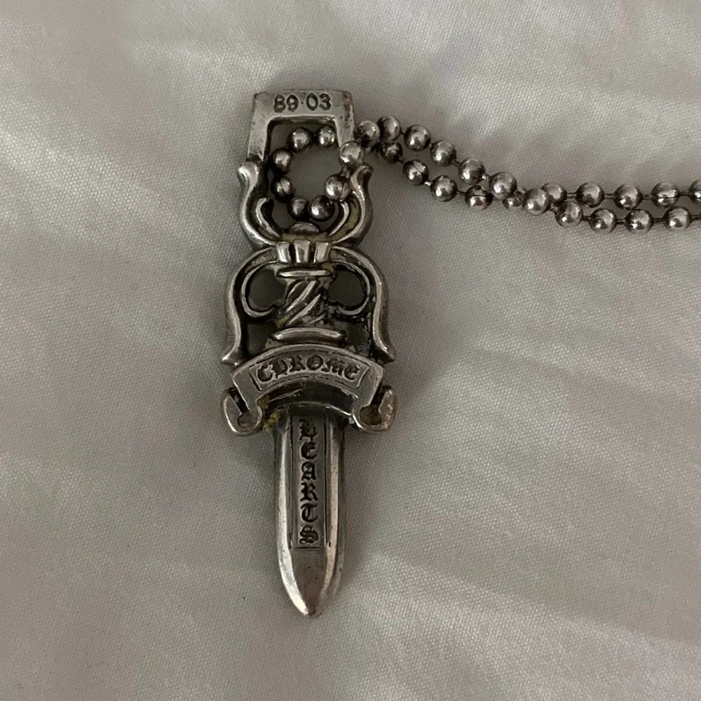 Chrome Hearts | Accessories | Chrome Hearts Dagger Necklace | Poshmark